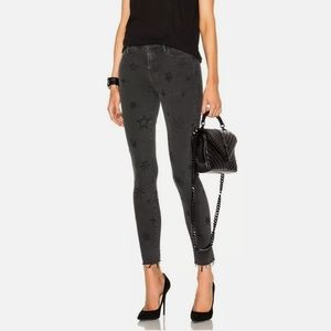 MOTHER Double Fray Charmer-- Written In The Stars faded black (dark gray)